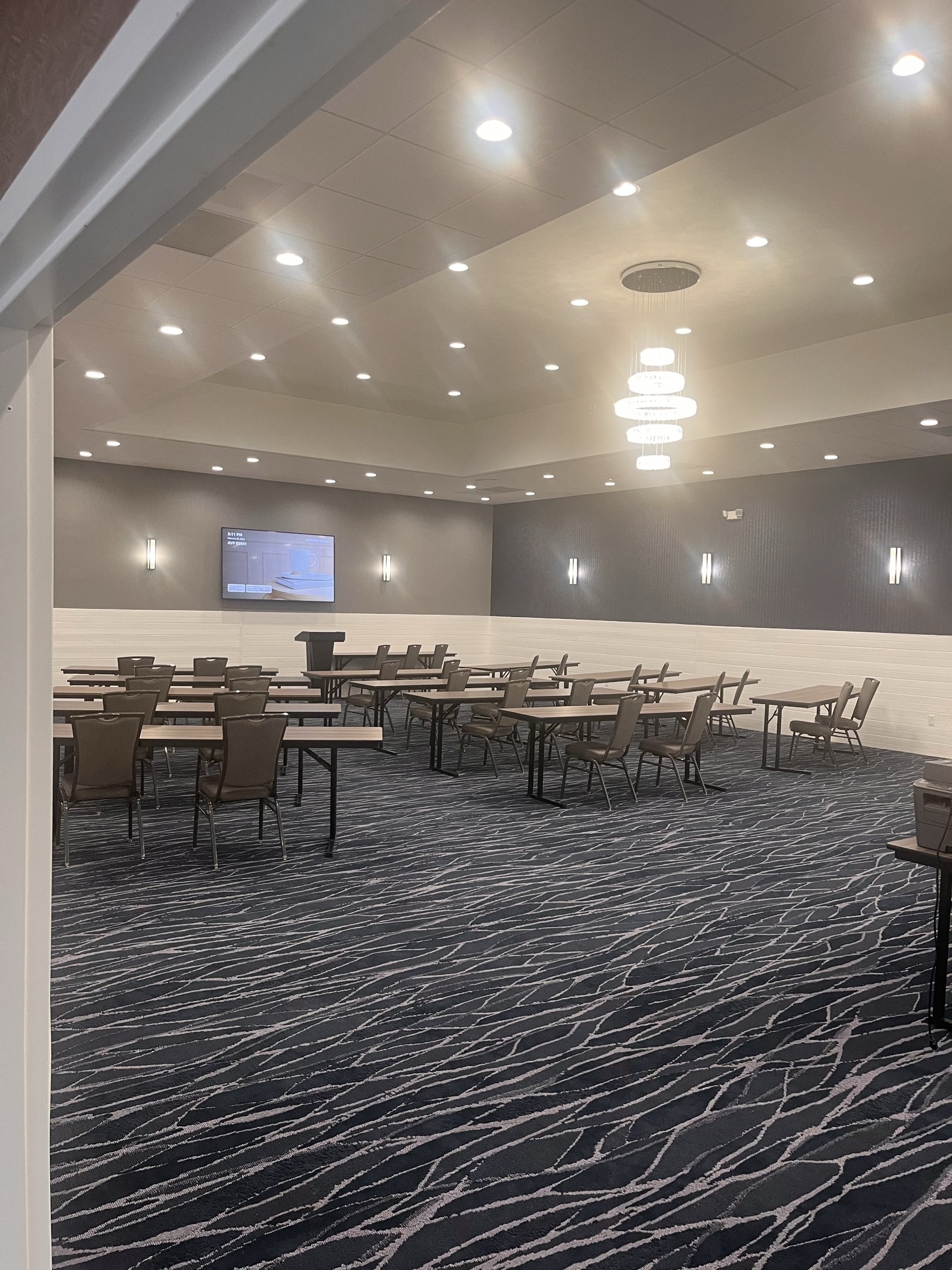 Wedding-ready event hall at Yonah Event Center