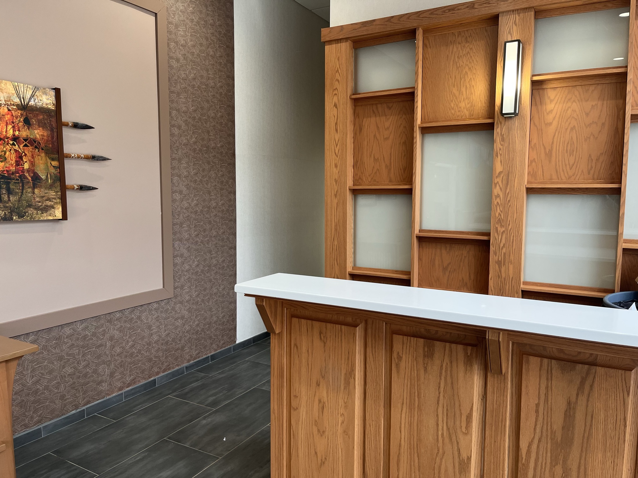 Reception area for events and guest arrivals at Yonah Event Center